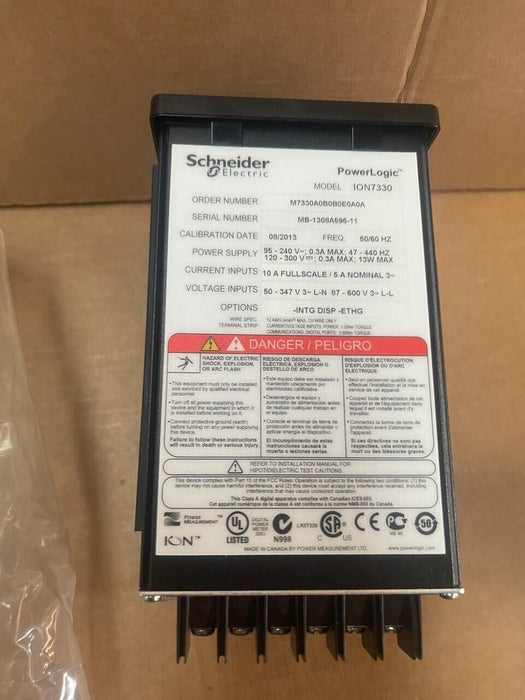 Schneider Electric PowerLogic ION7330 - M7330A0B0B0E0A0A - M733 Energy Meter