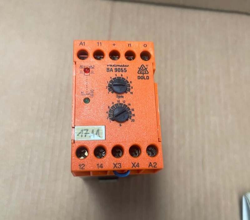 DOLD - BA9055 - Speed Monitor Relay, 230V AC, Adjustable IPM