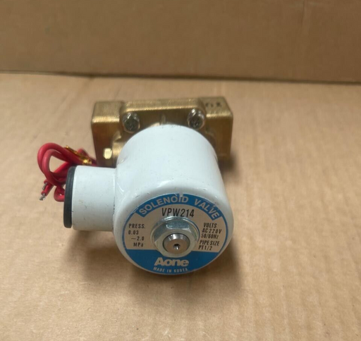 AONE - VPW214 - 2-Way Solenoid Valve, Normally Closed, 1/2” Port