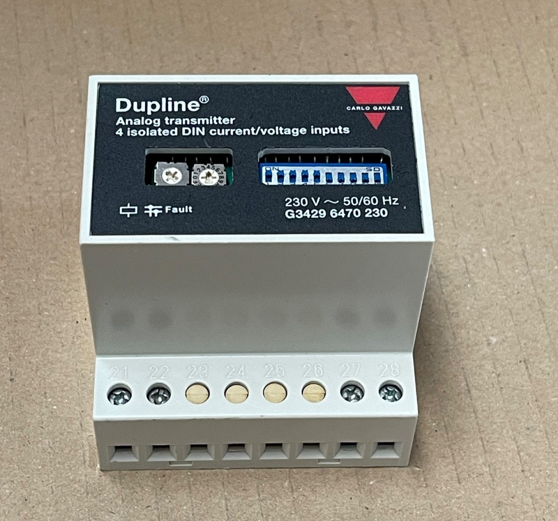 Carlo Gavazzi – G34296470230 – Dupline® 4‑Channel Analog Input Module 230 VAC