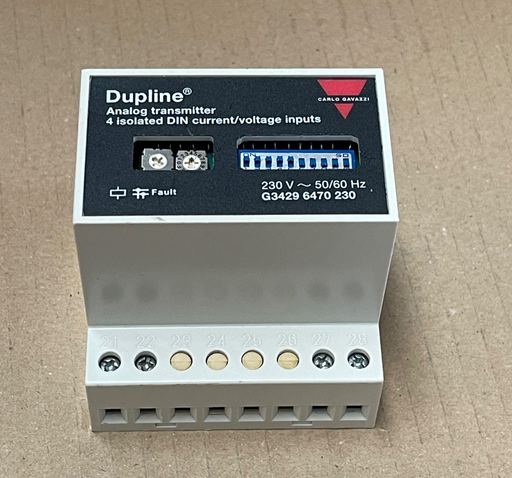 Carlo Gavazzi – G34296470230 – Dupline® 4‑Channel Analog Input Module 230 VAC