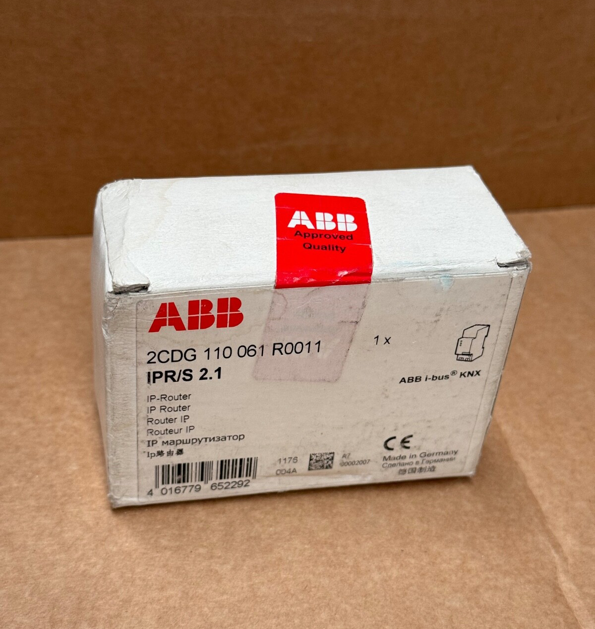 ABB – IPR/S 2.1 (2CDG110061R0011) – KNX IP Router (MDRC, DIN-Rail ...