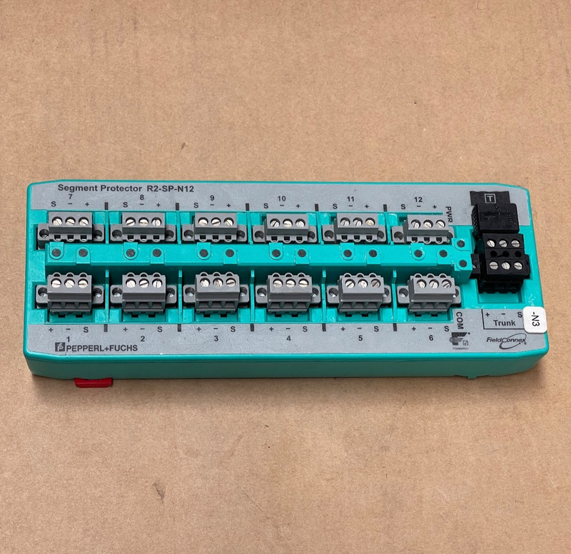 Module Segment Protector PEPPERL+FUCHS – R2-SP-N12 – Segment Protector DIN-Rail Fieldbus Couple ...