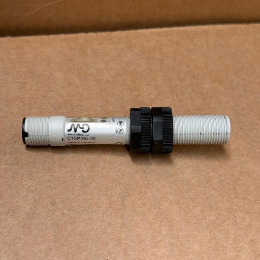 Micro Detectors – C12P/00‑3E – M12 Capacitive Sensor, 0.5–8 mm