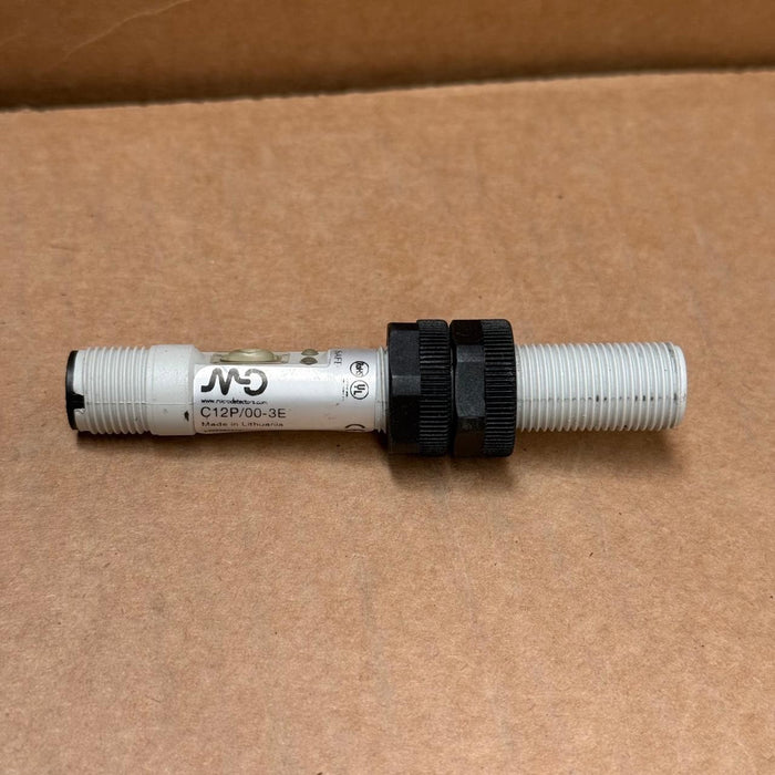Micro Detectors – C12P/00‑3E – M12 Capacitive Sensor, 0.5–8 mm