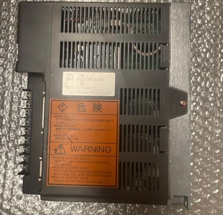 FUJI Electric Co. L.t.d., Servo Motor S.N:04022A Power: 500W, Input: AC200--230V