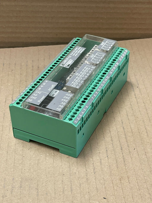 SYSTEC – REL485/8 – 8‑Channel Relay Interface with RS‑485 / DIN‑Rail