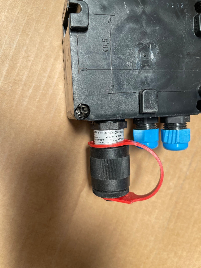 CEAG – GHG5749105R0001 – eXLink 4‑pole + PE Device Plug, 10 A, Zone 1/21