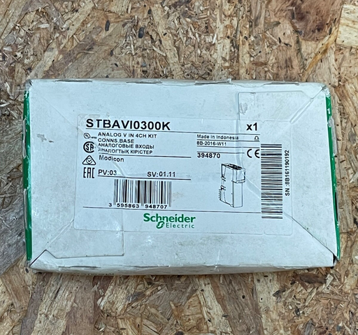 Schneider Electric – STBAVI0300K – Modicon STB 4-Channel Standard Analog Voltage