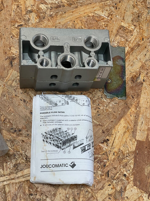 Joucomatic – 35500087 – ISO 1 Subbase Endplate Kit for 541 Series Spool Valves