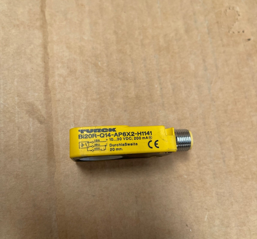 Turck – BI20R‑Q14‑AP6X2‑H1141 – BI 20R Inductive Ring Sensor, M12, 20 mm