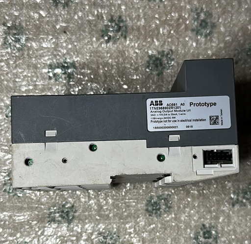 ABB, 1TNE968902R1201, Analog output module. 2 AO: U, I (AO561)