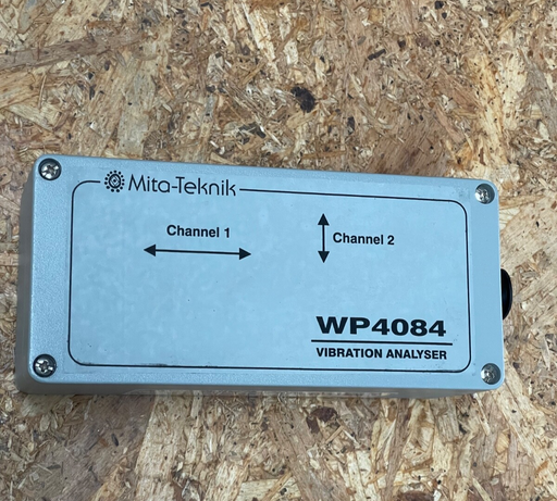 Mita‑Teknik – WP4084 (972408423A) – 2‑Channel Vibration Analyser with RS‑485 Nod