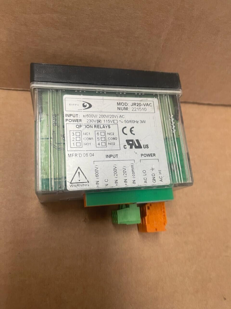 DITEL - JR20-VAC - 221510 - Digital Panel Meter