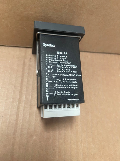 Syrelec – 1000 PA – Programmable Counter / Timer Module 115–230 V AC, Dual Prese