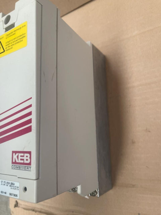 KEB COMBIVERT F5 - 07.F5.B1B-2B0A - VFD 180...260V - 1,6KVA / 0,75kW
