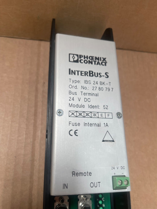 Phoenix Contact – IBS 24 BK-T (2780797) – INTERBUS I/O Bus Coupler Module 24 VDC