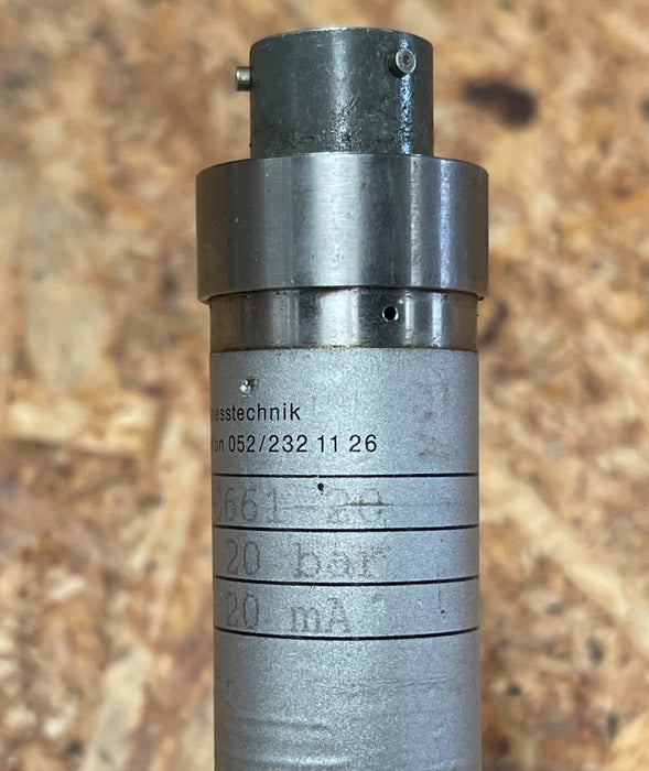 Keller - PR-23/8661-20 - Pressure Transmitter, 0–20 bar, 4–20 mA Output