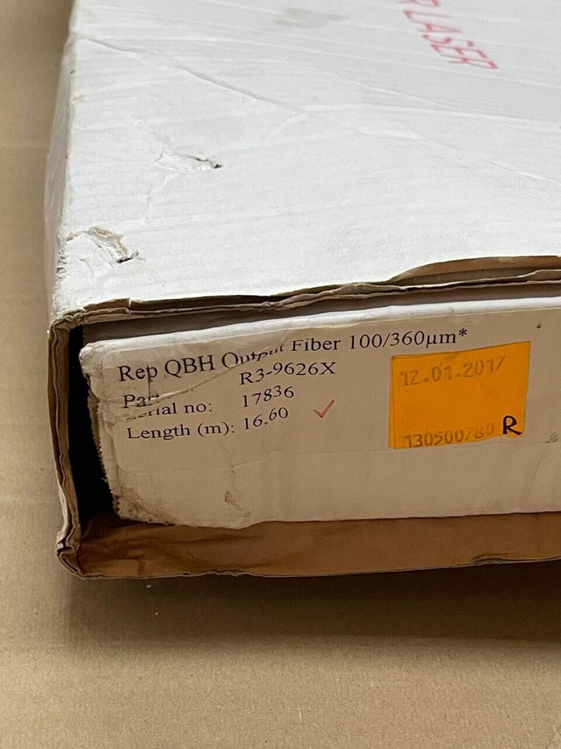 COHERENT - P.N. R3-9626X - QBH Output Fiber 100/360um 16.6m