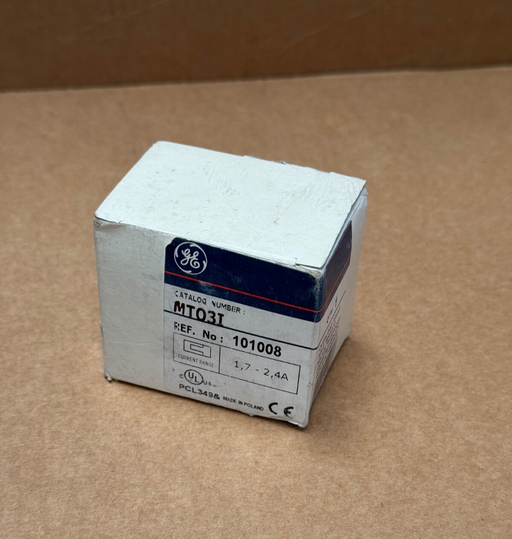 GE – MT03I – Thermal Overload Relay, 1.7–2.4 A, 600 VAC (PN 101008)