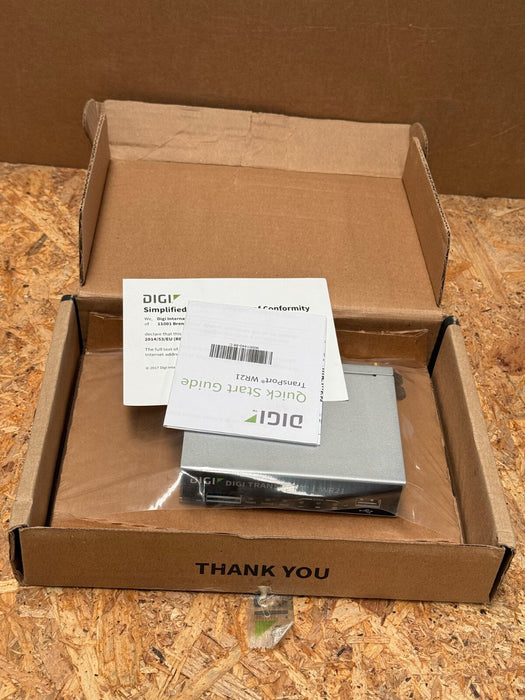 Digi International – WR21‑U92A‑DE1‑TB – TransPort WR21 Global Cellular Router