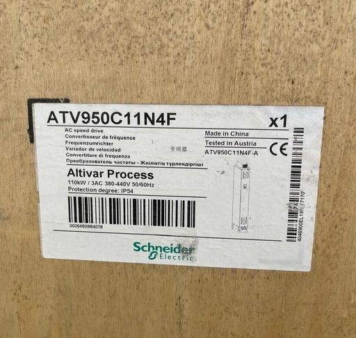Schneider Ekectric Altivar Process - ATV950C11N4F - AC Speed Drive 110kW / 3AC