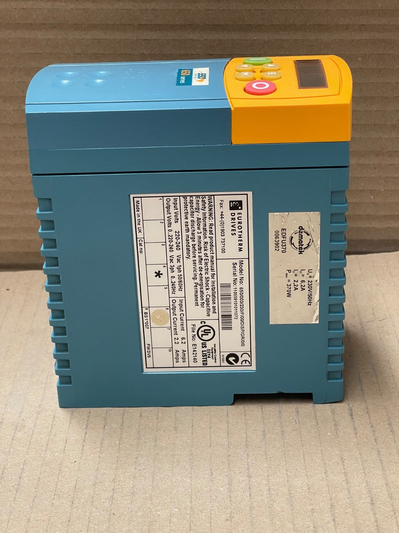 Eurotherm – 650/003/230/F/00/DISP/GR/0/0 – 650 Series AC Drive Inverter