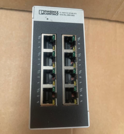 Phoenix Contact - 2891002 - FL SWITCH SFNB 8TX - Unmanaged Ethernet Switch