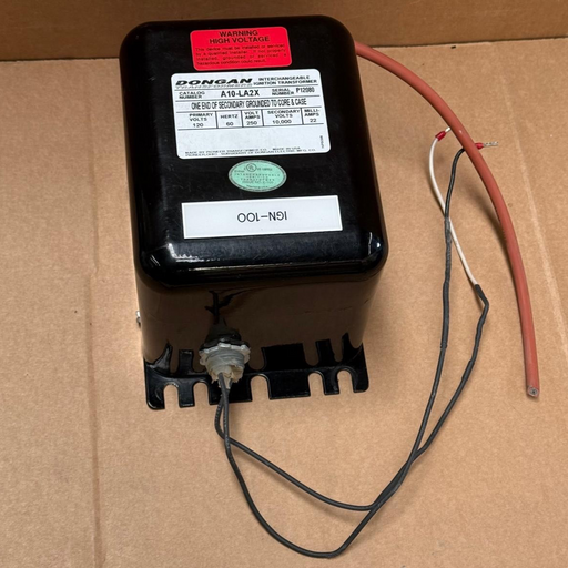 Dongan – A10‑LA2X – 250 VA End‑Ground Ignition Transformer, 120 VAC Pri, 10 kV S