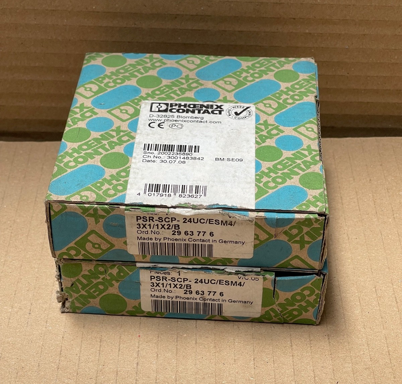 Phoenix Contact – 2963776 – PSR‑SCP‑24UC/ESM4/3X1/1X2/B Safety Relay 24 V DC