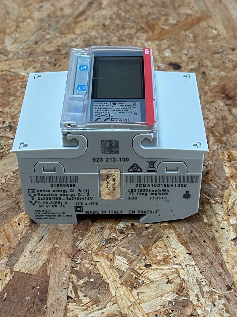 ABB – B23 212‑100 (2CMA100166R1000) – 3‑Phase Direct‑Connect Energy Meter, 65 A