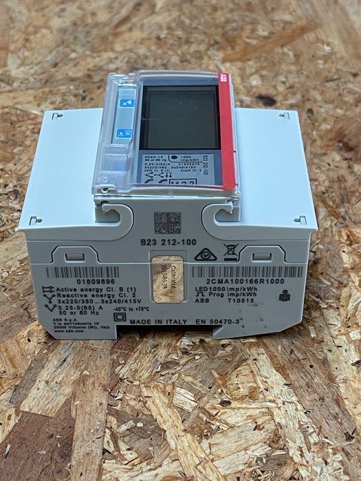 ABB – B23 212‑100 (2CMA100166R1000) – 3‑Phase Direct‑Connect Energy Meter, 65 A