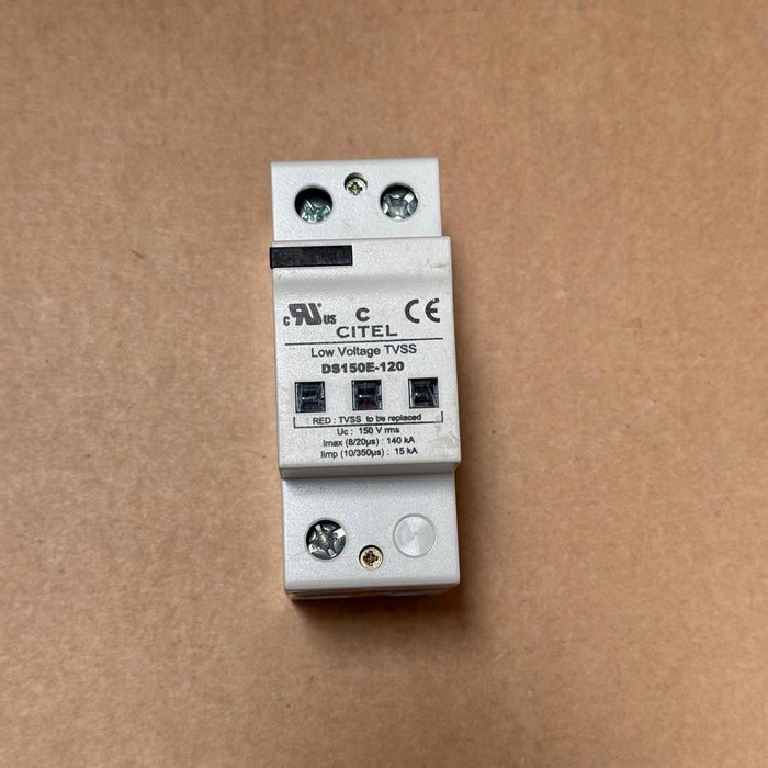 Citel – DS150E‑120 – AC Surge Protector Module 120/240 V, 140 kA/phase, DIN‑rail