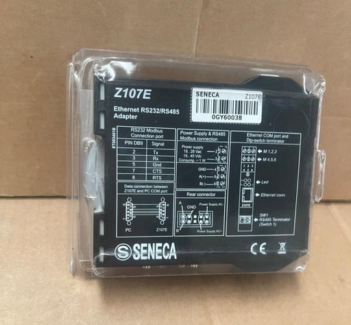 SENECA – Z107E – Ethernet to RS232/RS485 Serial Converter, Virtual COM Port