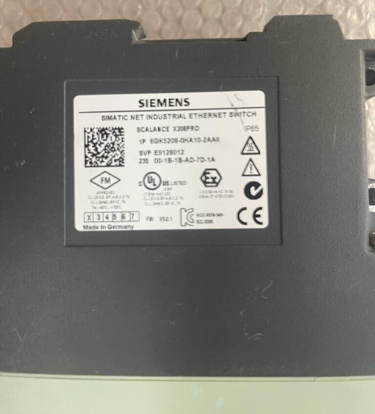 SIEMENS, 6GK5208-0HA10-2AA6, SCALANCE X208PRO
