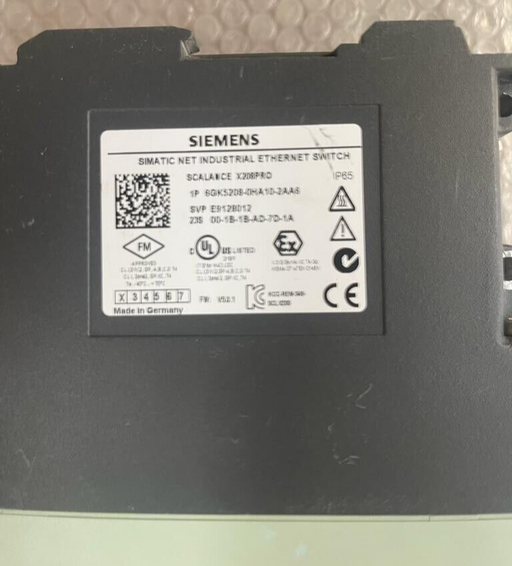 SIEMENS, 6GK5208-0HA10-2AA6, SCALANCE X208PRO