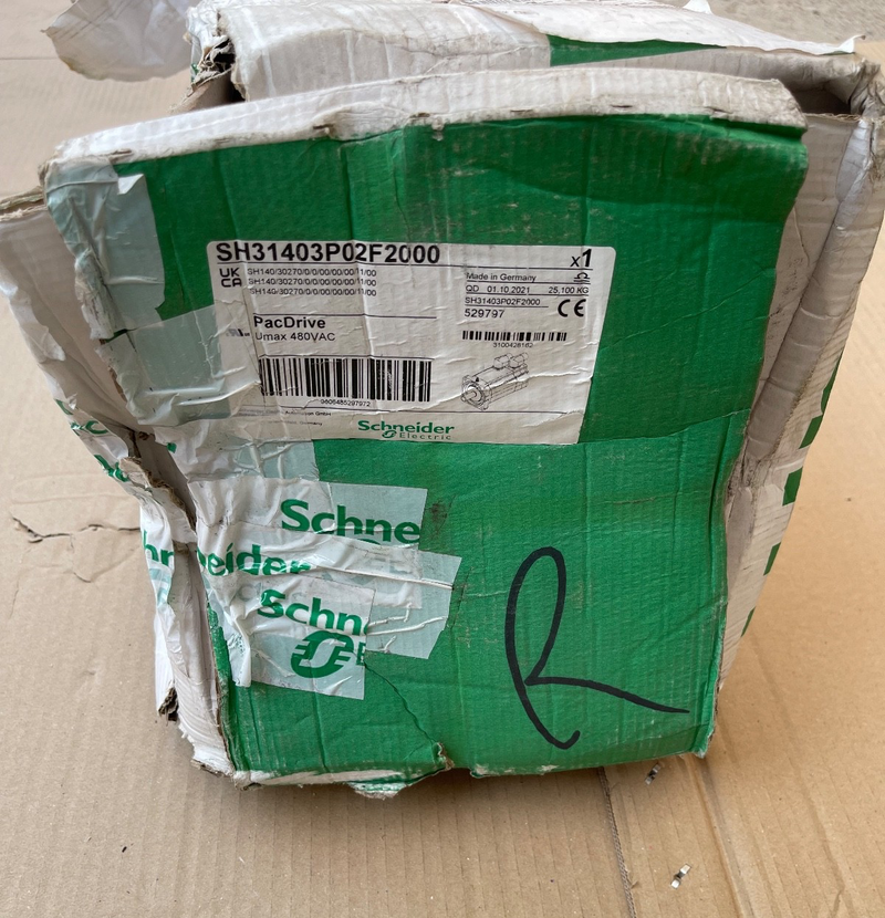 Schneider Electric – SH31403P02F2000 – Lexium SH3‑140 AC Servo Motor 27.8 Nm