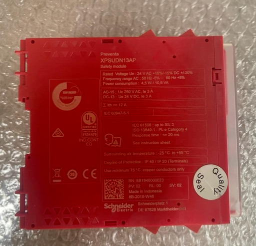 Schneider Electric, XPSUDN13AP, Preventa Safety module 24V AC/DC 12A Harmony