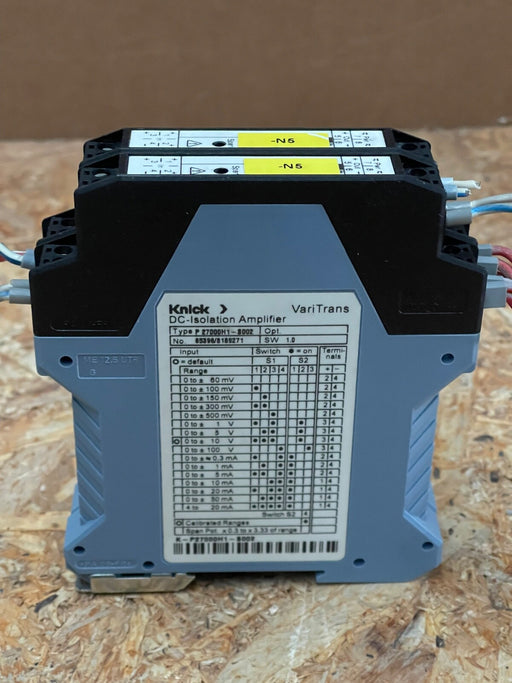 Knick – P27000H1‑S002 – Varit­rans Universal Isolated Signal Conditioner