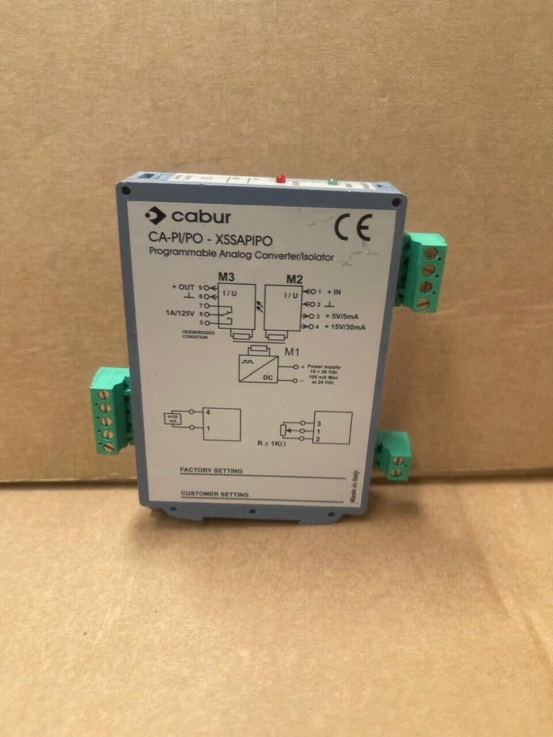 Cabur - CA-PI/PO-XSSAPIPO - Programmable Analog Converter/Isolator
