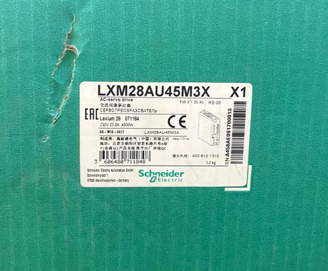 Schneider Electric Lexium 28 LXM28AU45M3X AC-Servo Drive 230V 4500W
