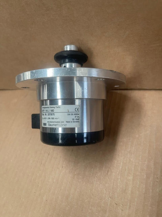 Baumer - GTF 7.16 L/460 - DC Tachogenerator, 60 mV/rpm, IP55