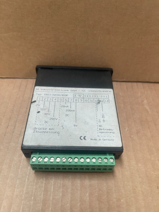 GS Industrie – DA13-NA50/A10R – LED Panel Display / Digital Meter