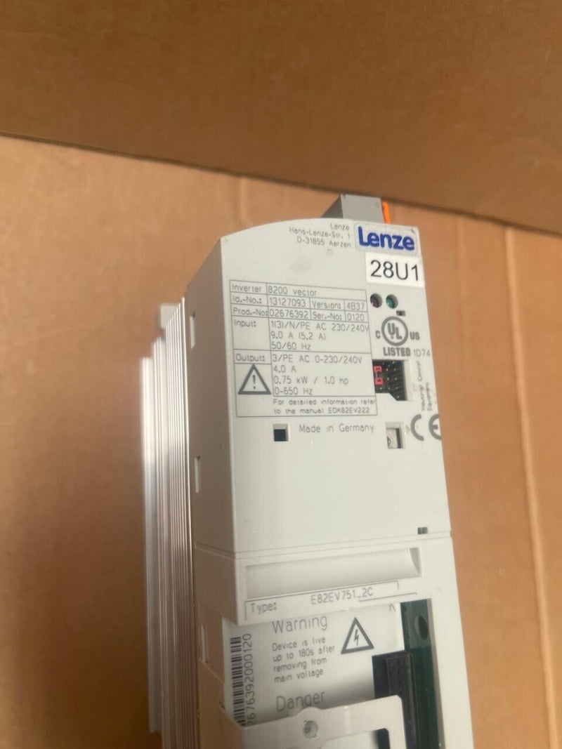 Lenze - E82EV751_2C - 8200 Vector Frequency Inverter