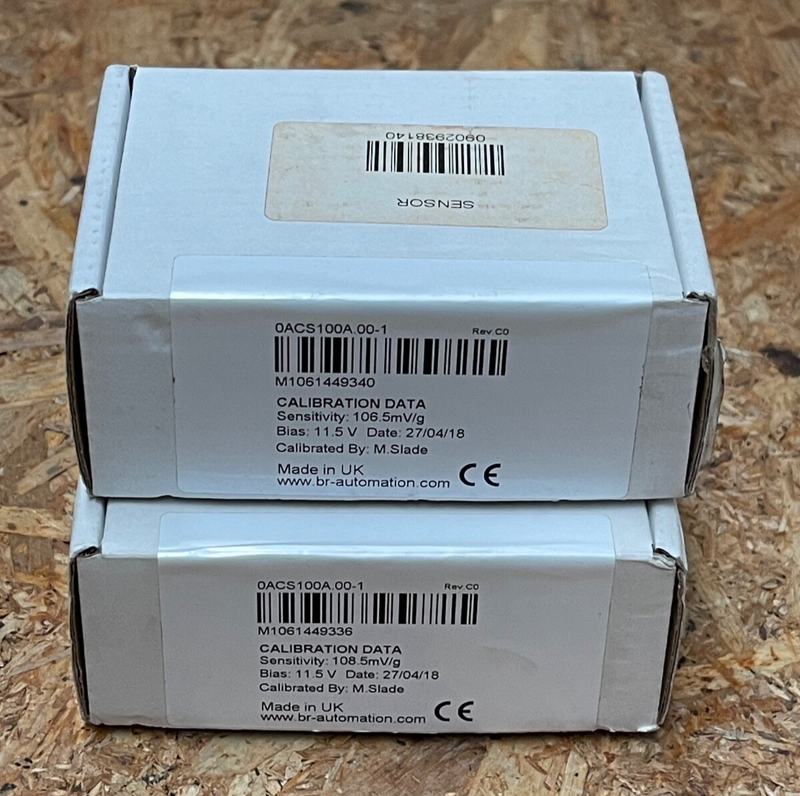 B&R (ABB/B&R) – 0ACS100A.00‑1 – 100 mV/g Top‑Exit Accelerometer Sensor, IP67