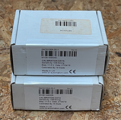 B&R (ABB/B&R) – 0ACS100A.00‑1 – 100 mV/g Top‑Exit Accelerometer Sensor, IP67