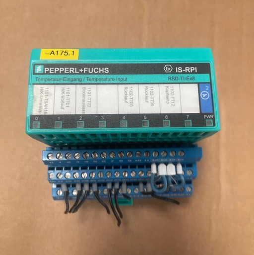 Pepperl+Fuchs – RSD-TI-Ex8 – 8-Channel Intrinsically Safe Temperature Input Modu