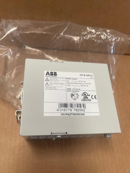 ABB - 1SVR427060R0300 - CP-B 24/3.0 Buffer Module, 24 V DC, 3 A, 1000 Ws Energy