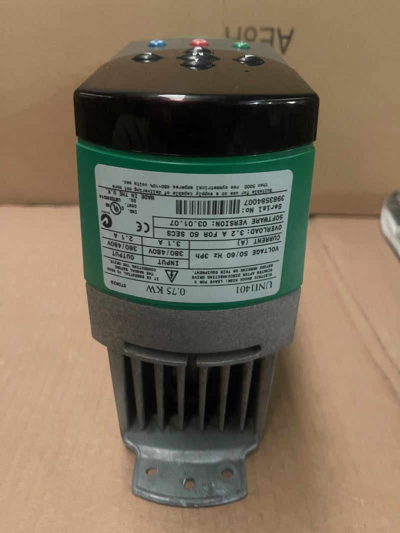 Control Techniques – UNI1401 – Unidrive M100 AC Drive 0.75 kW