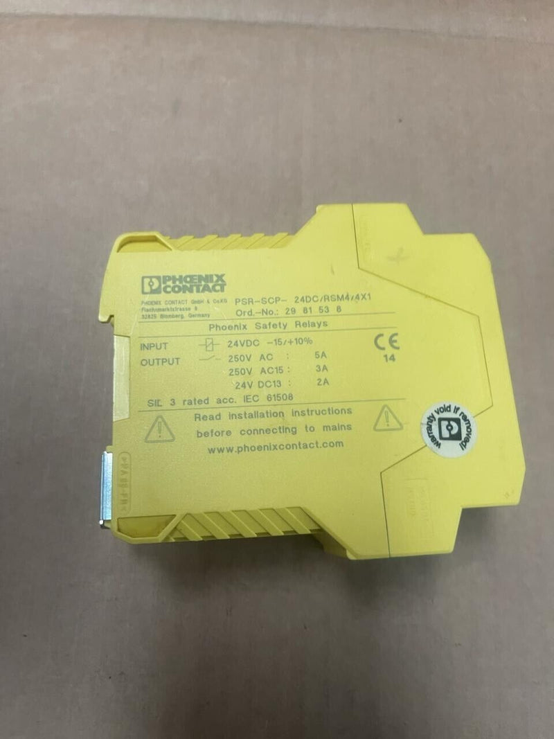 Phoenix Contact - PSR-SCP- 24DC/RSM4/4X1 - 2981538 - Safety Relay